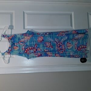 Aryeh Keyhole Front/Back Sleeveless Multicolor Turtle/Shells Dress Anthropologie